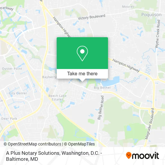 A Plus Notary Solutions map