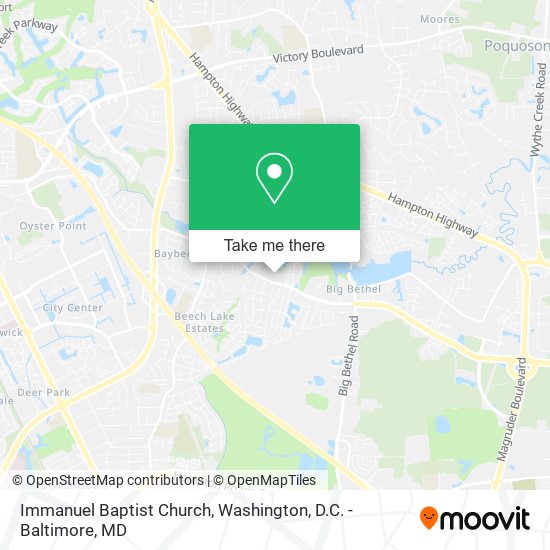 Mapa de Immanuel Baptist Church