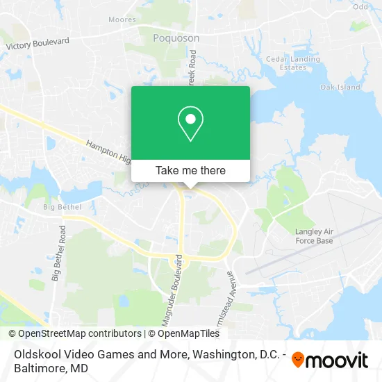 Oldskool Video Games and More map