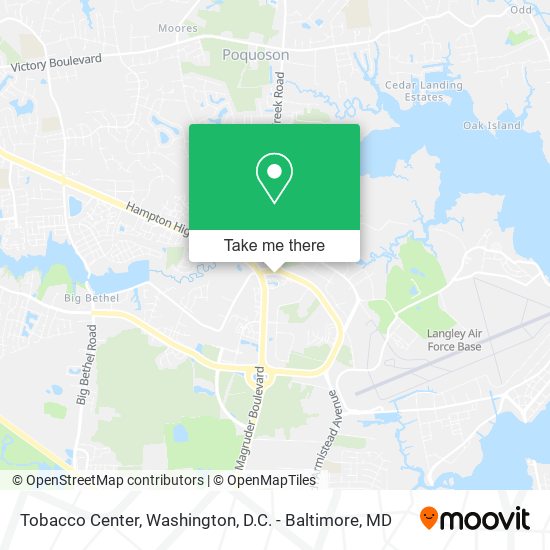 Tobacco Center map