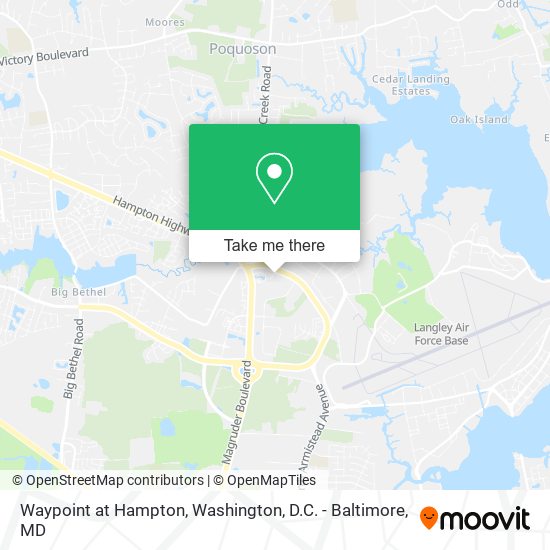 Waypoint at Hampton map
