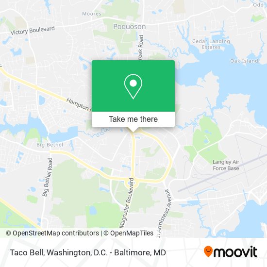Taco Bell map