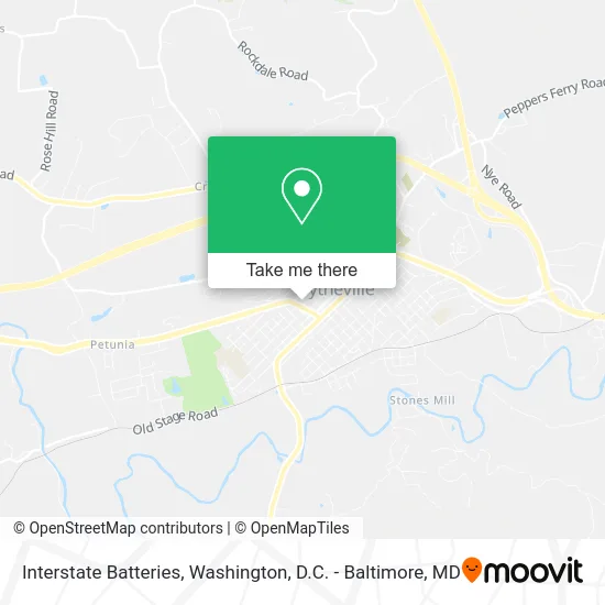 Interstate Batteries map