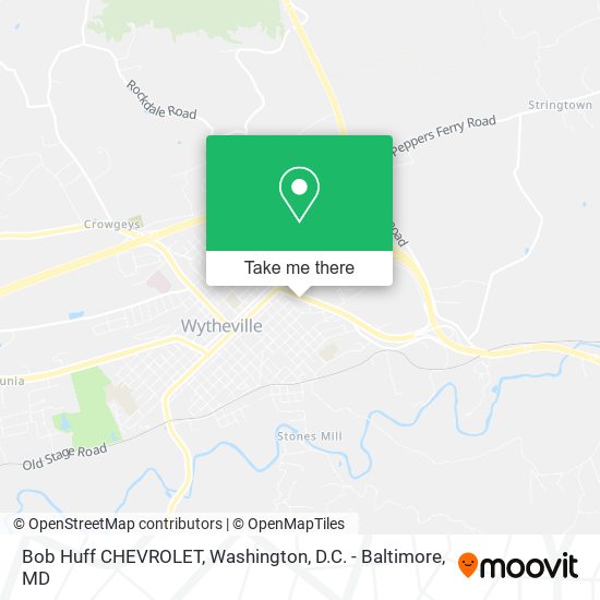 Bob Huff CHEVROLET map