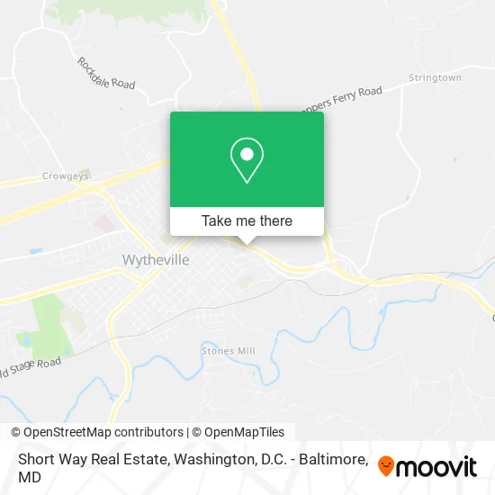 Short Way Real Estate map