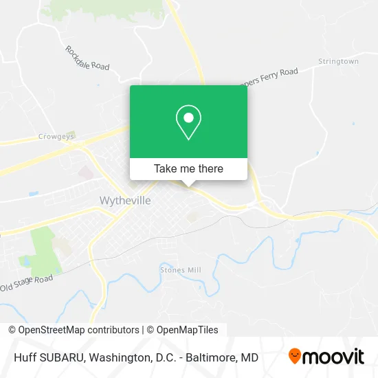 Huff SUBARU map