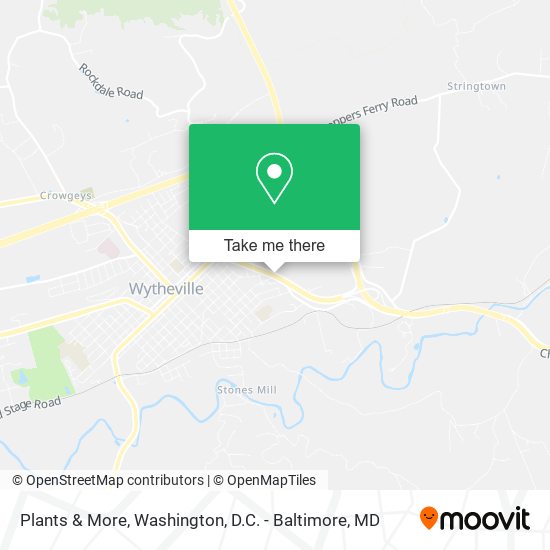Plants & More map