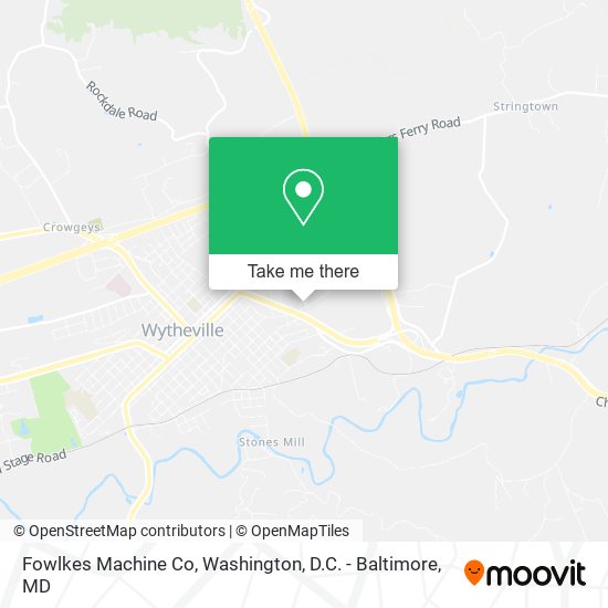 Mapa de Fowlkes Machine Co