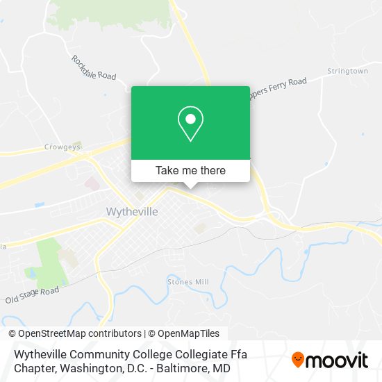 Wytheville Community College Collegiate Ffa Chapter map