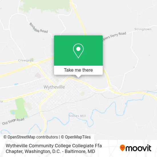 Wytheville Community College Collegiate Ffa Chapter map