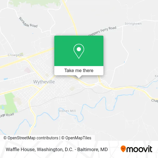 Waffle House map