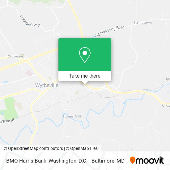 BMO Harris Bank map