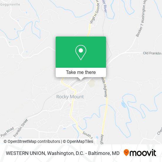 WESTERN UNION map