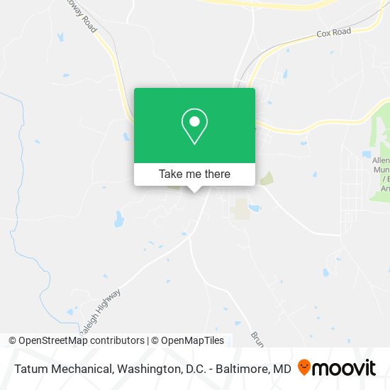 Tatum Mechanical map