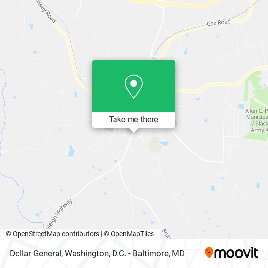 Dollar General map