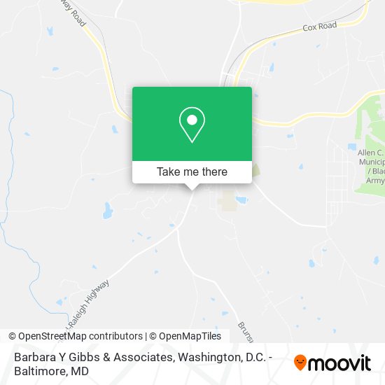 Barbara Y Gibbs & Associates map