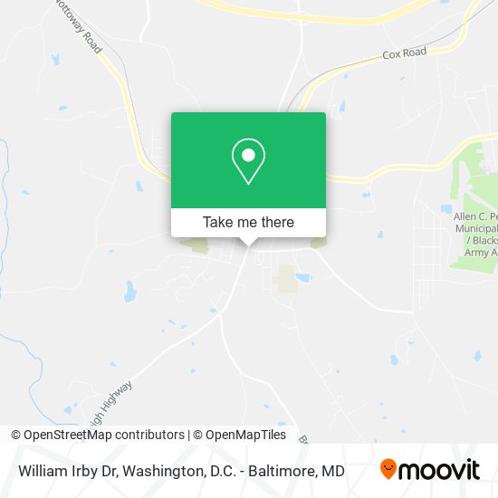 William Irby Dr map