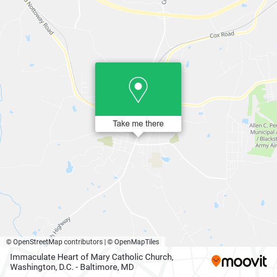 Immaculate Heart of Mary Catholic Church map