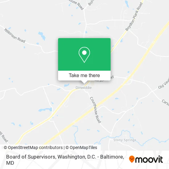 Board of Supervisors map