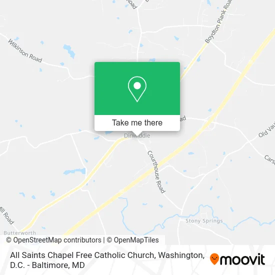 All Saints Chapel Free Catholic Church map