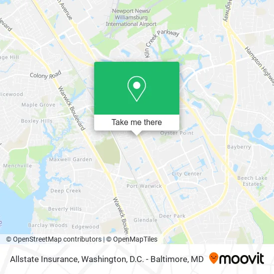 Allstate Insurance map