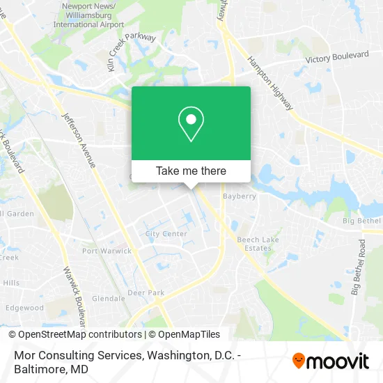 Mor Consulting Services map