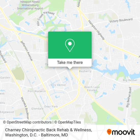 Charney Chiropractic Back Rehab & Wellness map