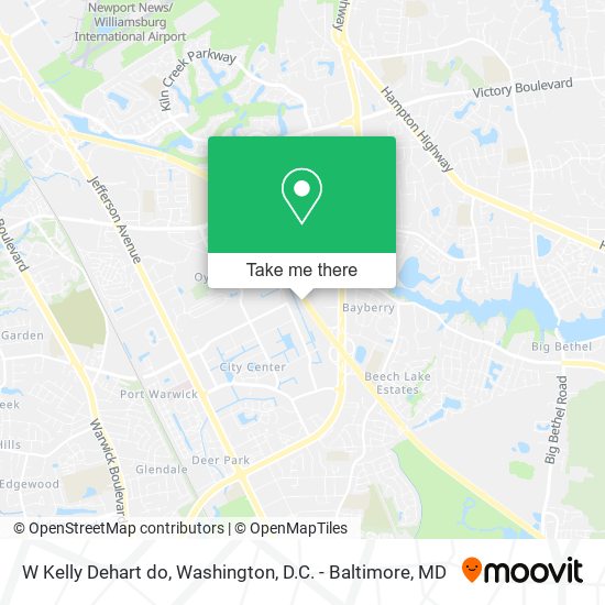 W Kelly Dehart do map