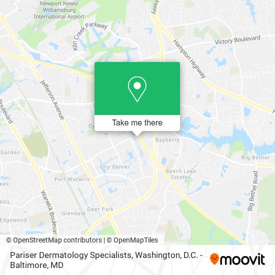 Pariser Dermatology Specialists map