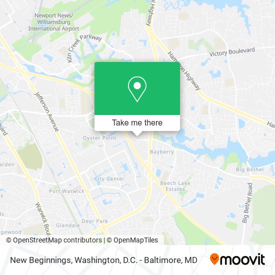 Mapa de New Beginnings