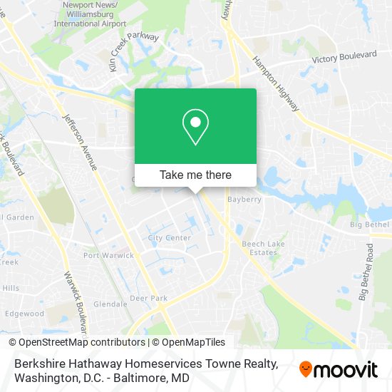 Mapa de Berkshire Hathaway Homeservices Towne Realty