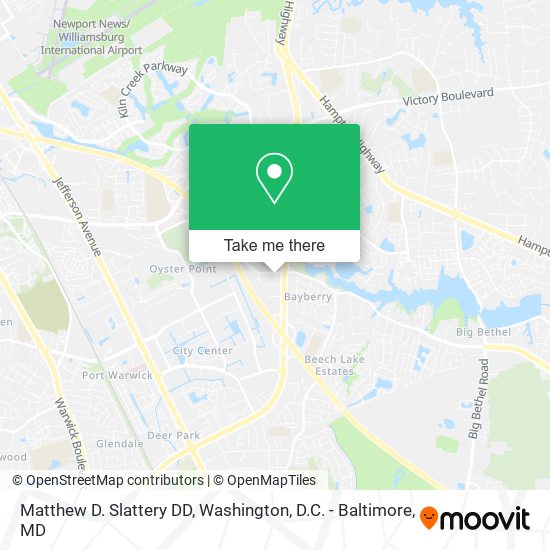 Mapa de Matthew D. Slattery DD