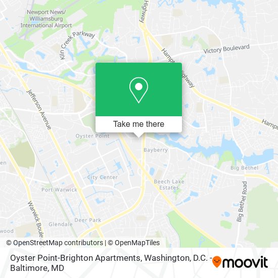 Oyster Point-Brighton Apartments map