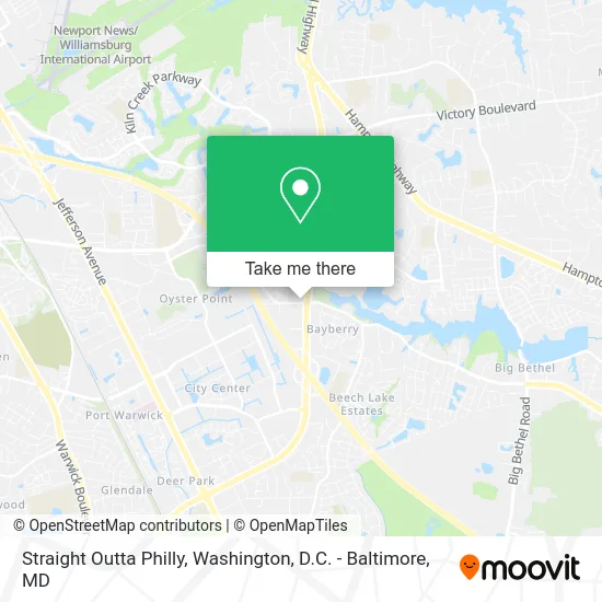 Straight Outta Philly map