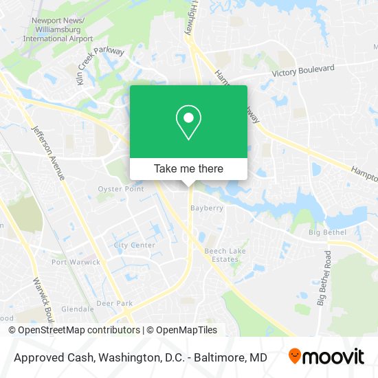 Approved Cash map