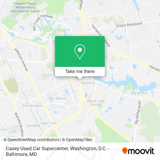 Mapa de Casey Used Car Supercenter