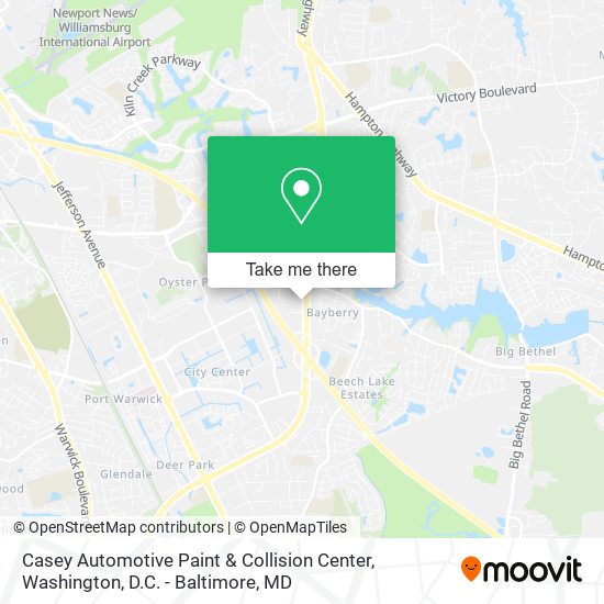 Mapa de Casey Automotive Paint & Collision Center