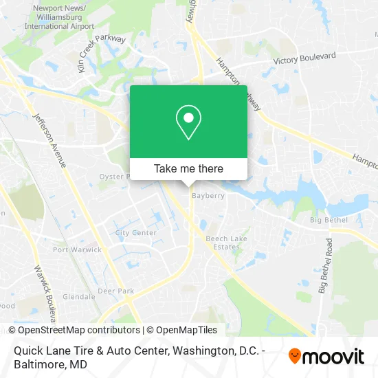 Mapa de Quick Lane Tire & Auto Center