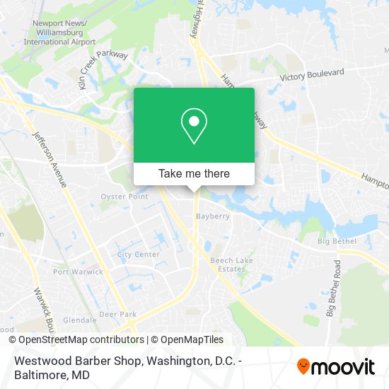 Mapa de Westwood Barber Shop