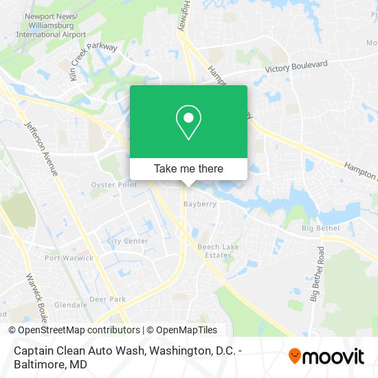 Captain Clean Auto Wash map