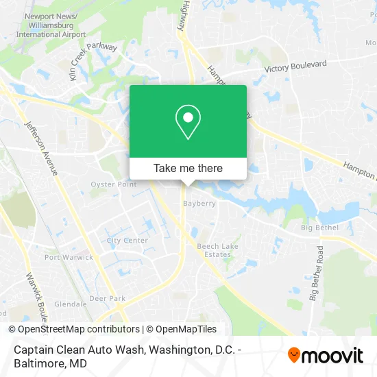 Captain Clean Auto Wash map