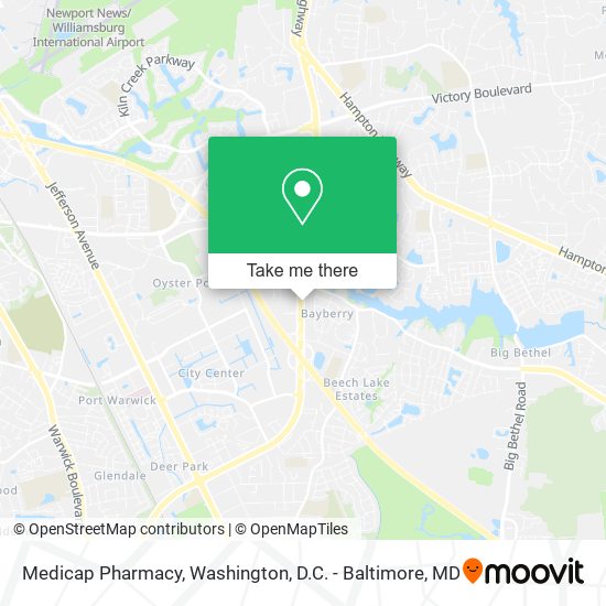 Mapa de Medicap Pharmacy