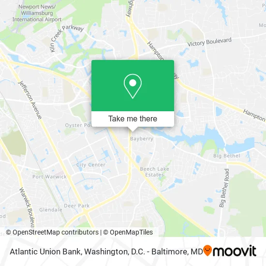 Atlantic Union Bank map