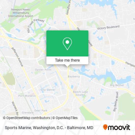 Sports Marine map