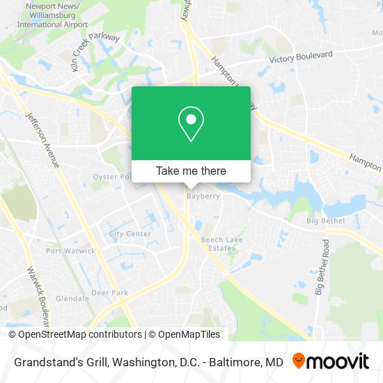 Mapa de Grandstand's Grill
