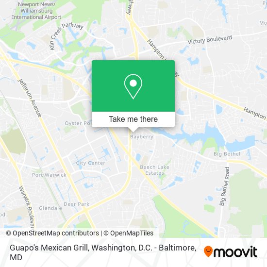 Guapo's Mexican Grill map