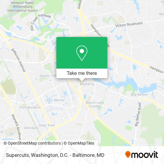 Supercuts map
