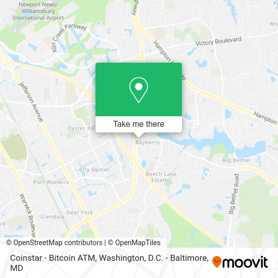 Coinstar - Bitcoin ATM map
