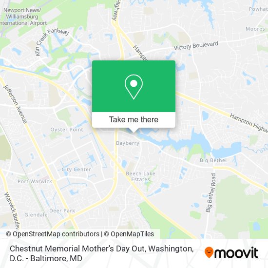Mapa de Chestnut Memorial Mother's Day Out