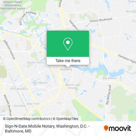 Sign-N-Date Mobile Notary map